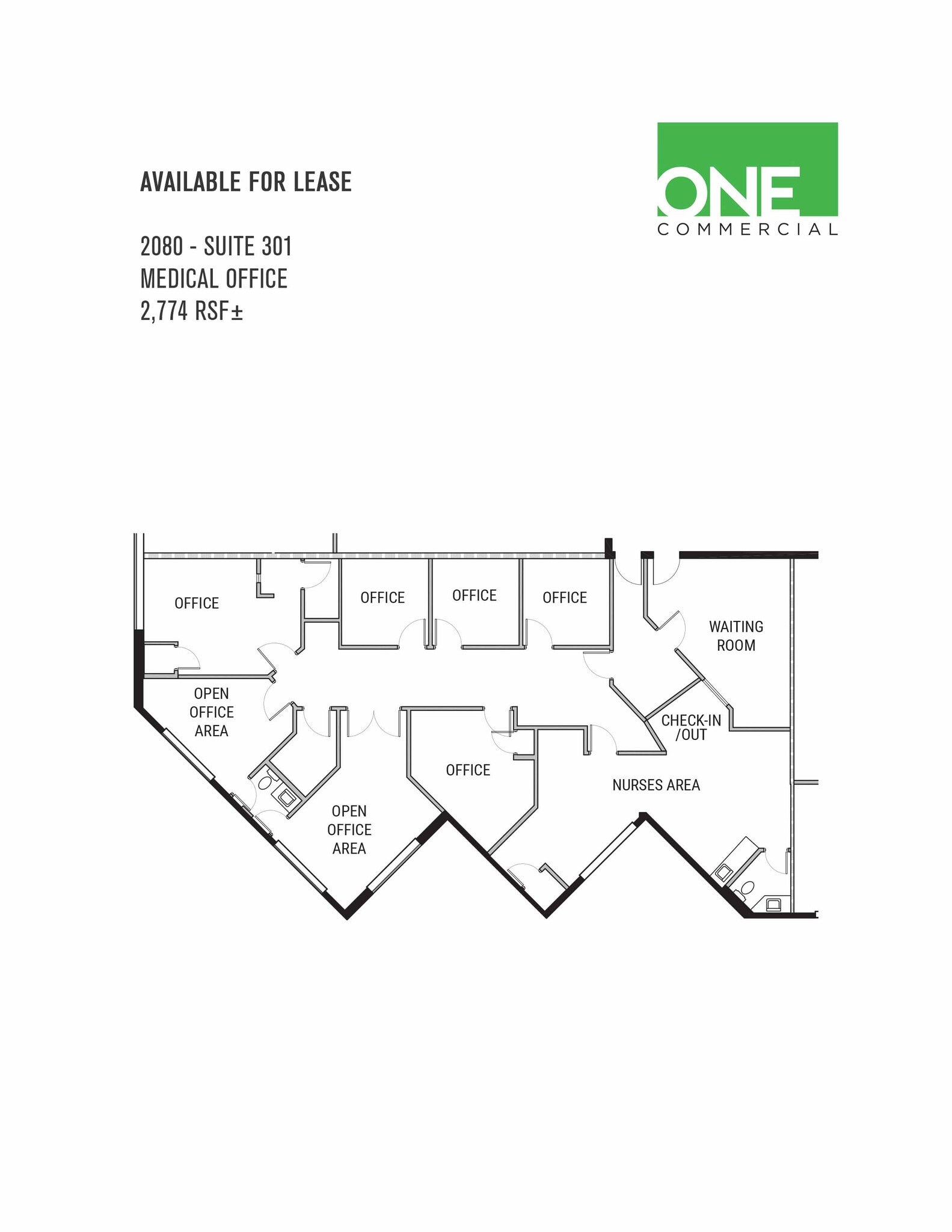 2080 E Flamingo Rd, Las Vegas, NV for lease Floor Plan- Image 1 of 11