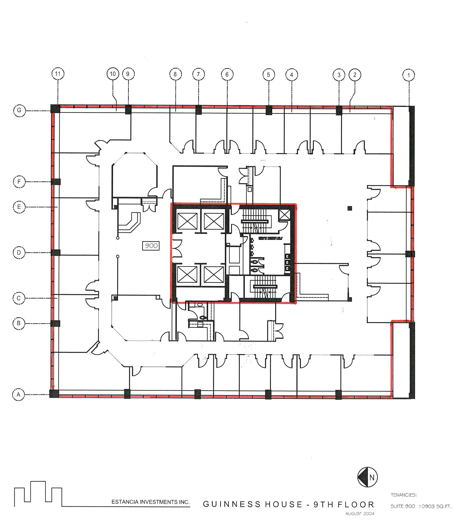 727 7th Ave SW, Calgary, AB for lease Floor Plan- Image 1 of 1