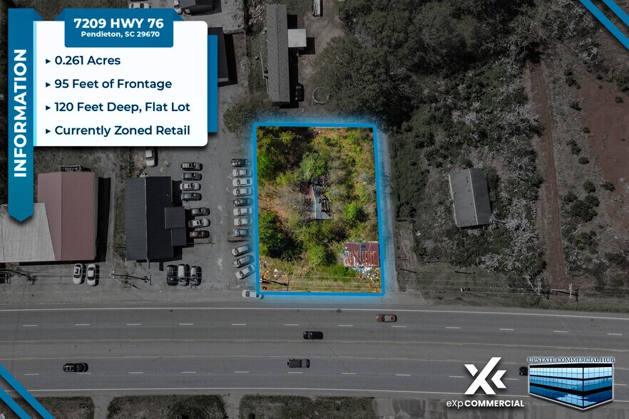 7209 US-76, Pendleton, SC for sale - Aerial - Image 1 of 1