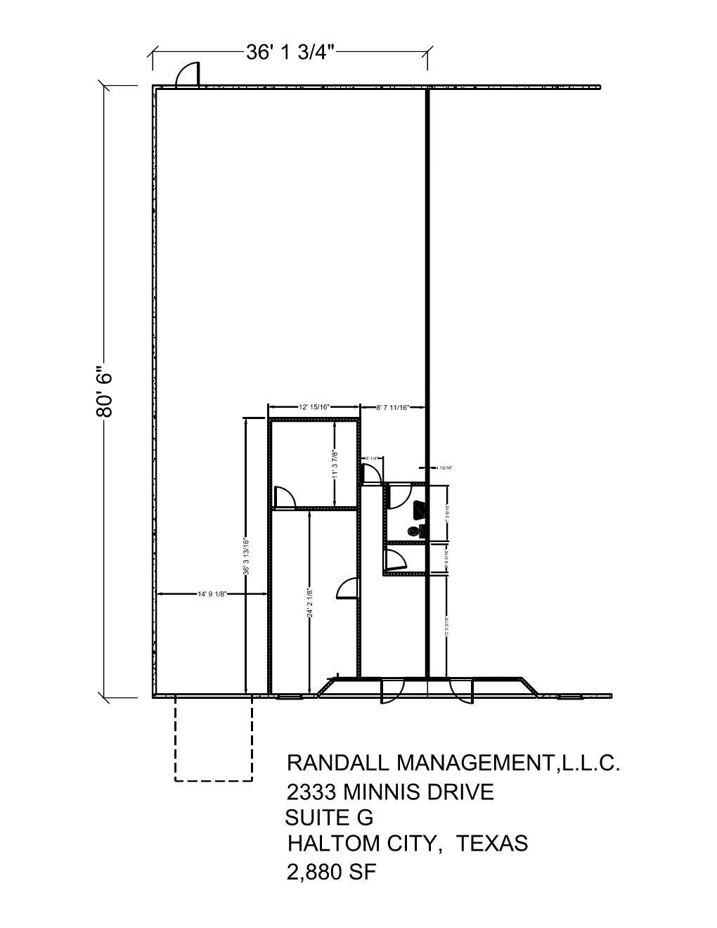 2333 Minnis Dr, Haltom City, TX for lease Floor Plan- Image 1 of 1