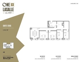 1 N LaSalle St, Chicago, IL for lease Floor Plan- Image 1 of 1