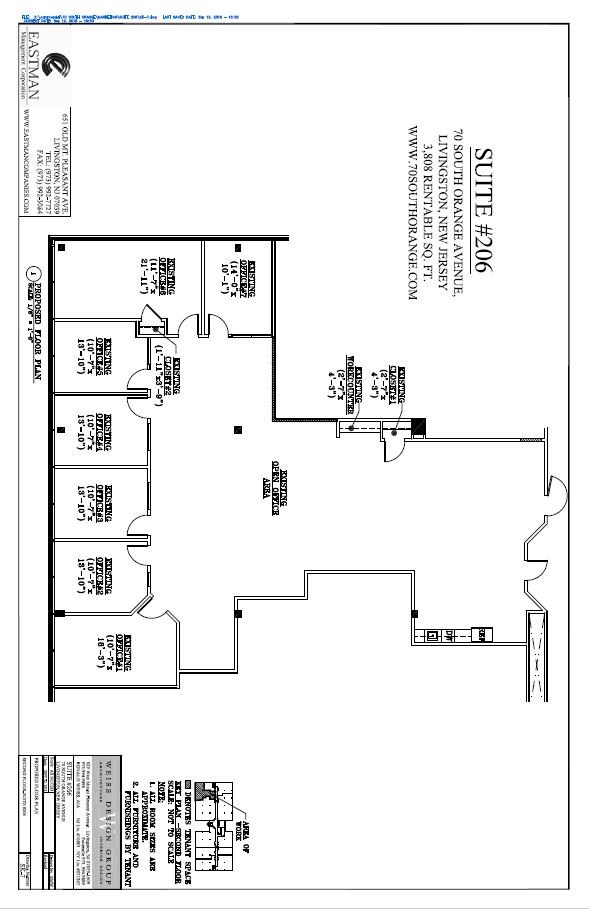 70 S Orange Ave, Livingston, NJ for lease Floor Plan- Image 1 of 1