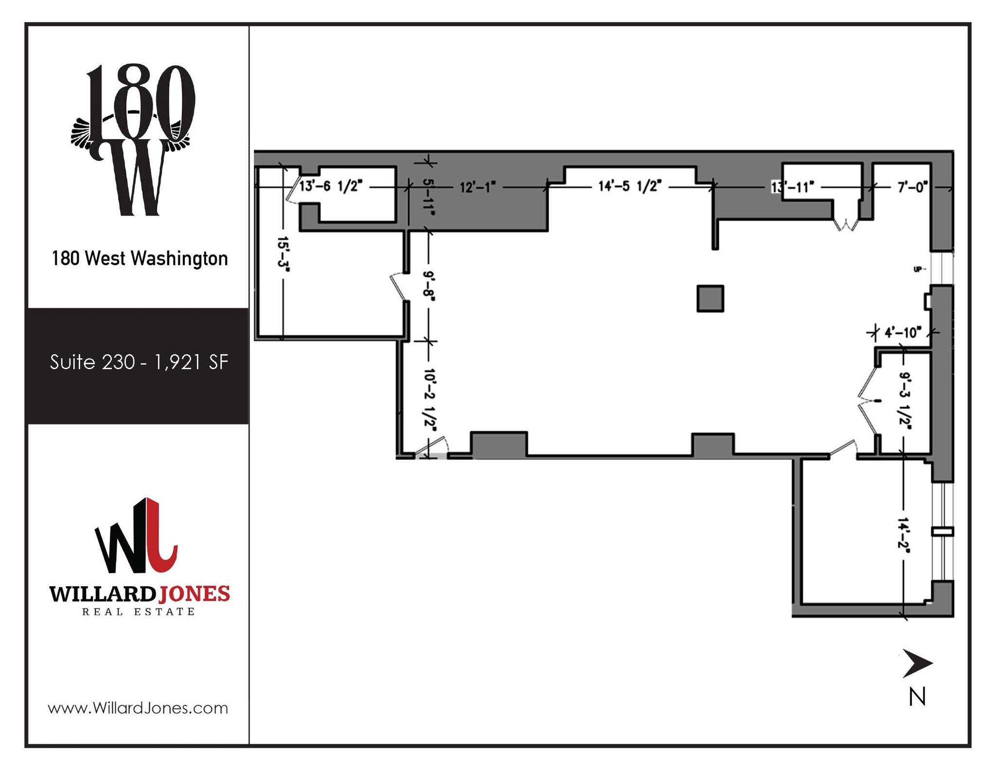 180 W Washington St, Chicago, IL for lease Floor Plan- Image 1 of 1