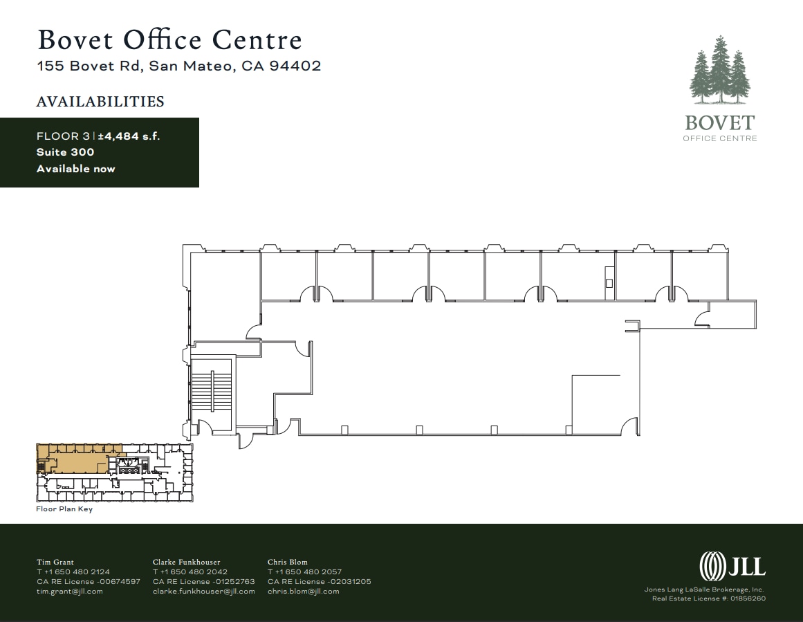 155 Bovet Rd, San Mateo, CA for lease Floor Plan- Image 1 of 1