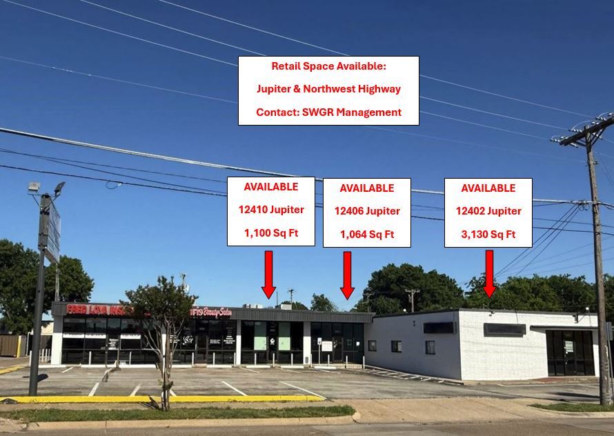 12402-12414 Jupiter Rd, Dallas, TX for lease Building Photo- Image 1 of 18