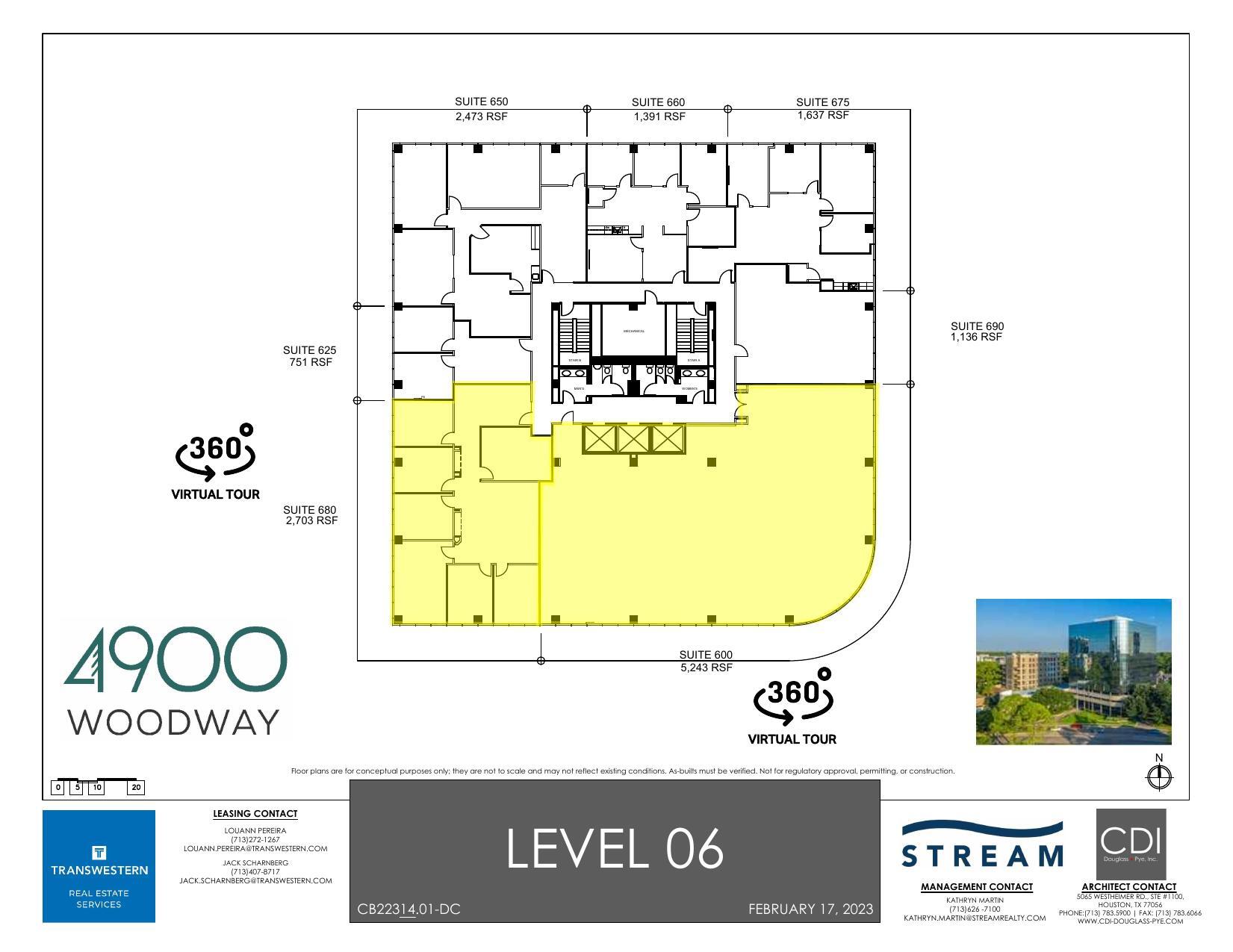 4900 Woodway Dr, Houston, TX for lease Floor Plan- Image 1 of 1