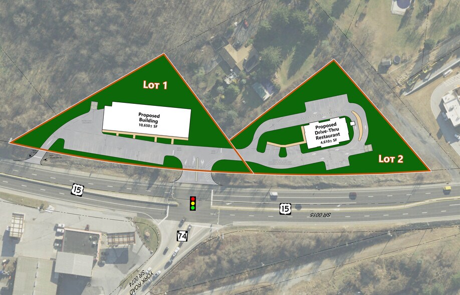Route 15 @ Route 74, Dillsburg, PA for sale - Site Plan - Image 1 of 4