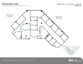 10077 Grogans Mill Rd, The Woodlands, TX for lease Floor Plan- Image 2 of 2