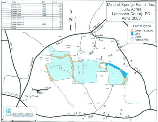 Camp Creek Rd, Lancaster, SC for sale - Plat Map - Image 2 of 2