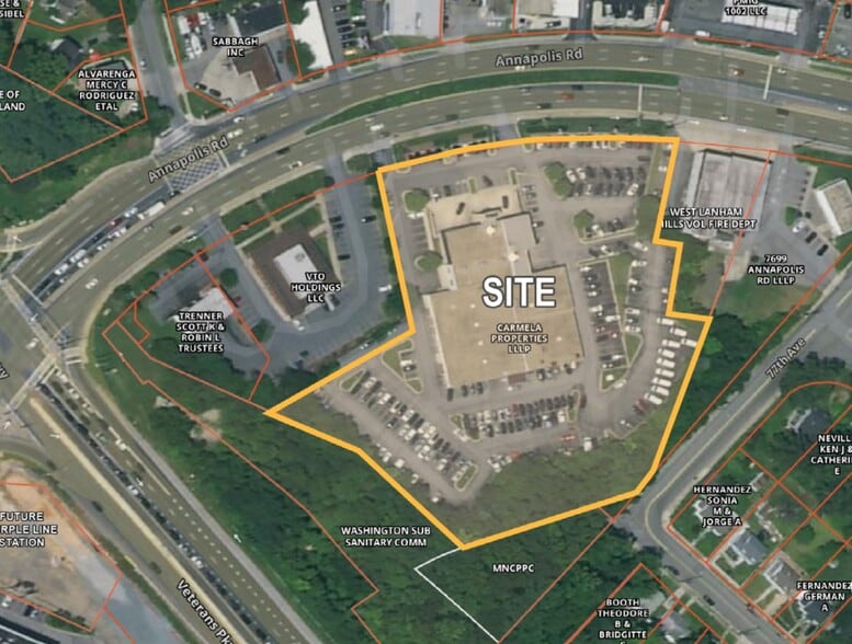 7591 Annapolis Rd, Landover Hills, MD for lease - Aerial - Image 2 of 10