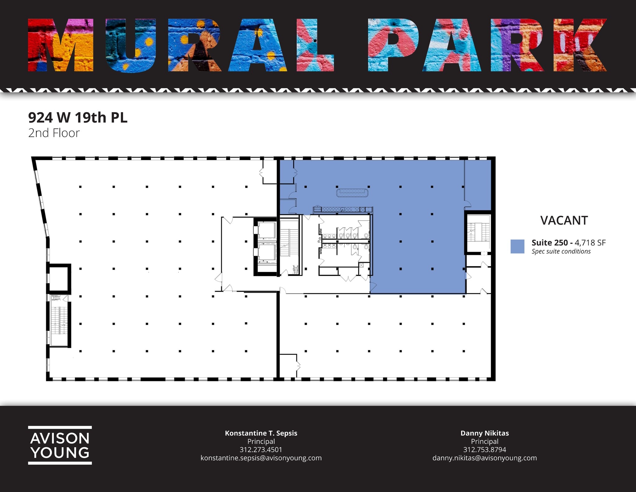 924 W 19th Pl, Chicago, IL for lease Site Plan- Image 1 of 2