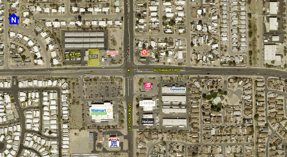 NWC Ruthrauff Rd & La Cholla Blvd, Tucson, AZ for lease - Aerial - Image 1 of 3