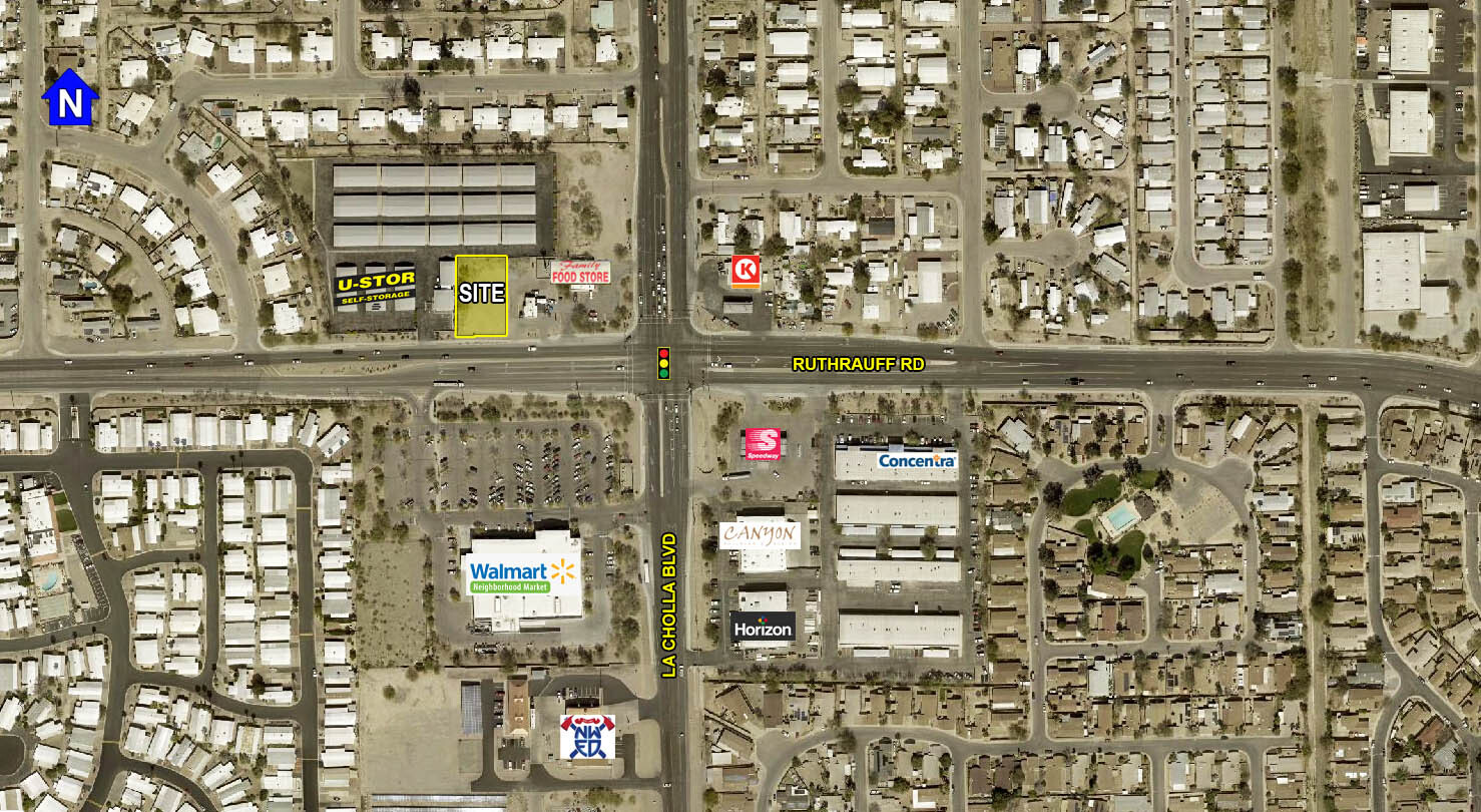 NWC Ruthrauff Rd & La Cholla Blvd, Tucson, AZ for lease Aerial- Image 1 of 4