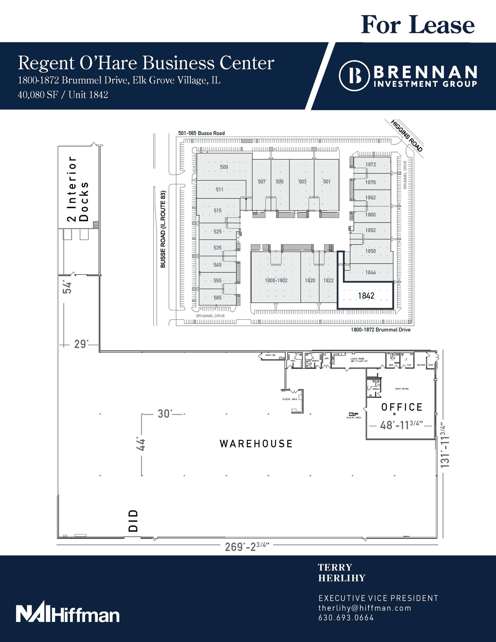 1800-1872 Brummel Ave, Elk Grove Village, IL for lease Floor Plan- Image 1 of 1