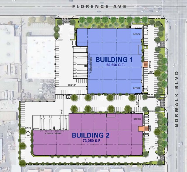 SWC Florence Ave & Norwalk Blvd, Santa Fe Springs, CA for lease - Building Photo - Image 1 of 1