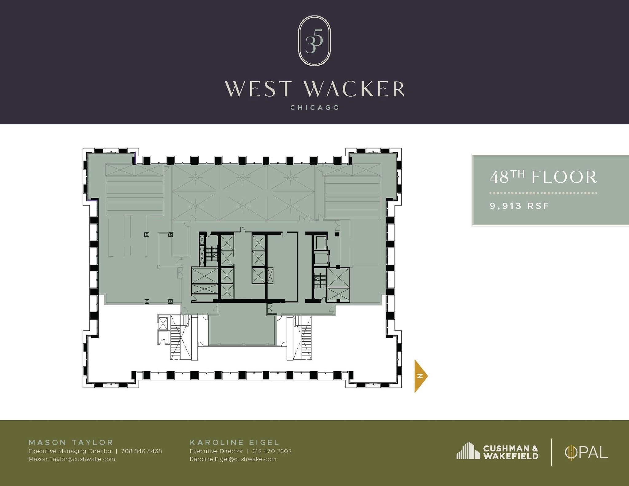35 W Wacker Dr, Chicago, IL for lease Floor Plan- Image 1 of 1