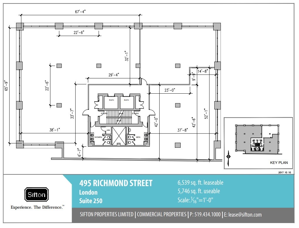 495 Richmond St, London, ON for lease Floor Plan- Image 1 of 1