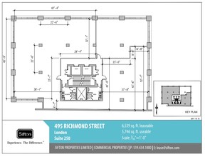 495 Richmond St, London, ON for lease Floor Plan- Image 1 of 1