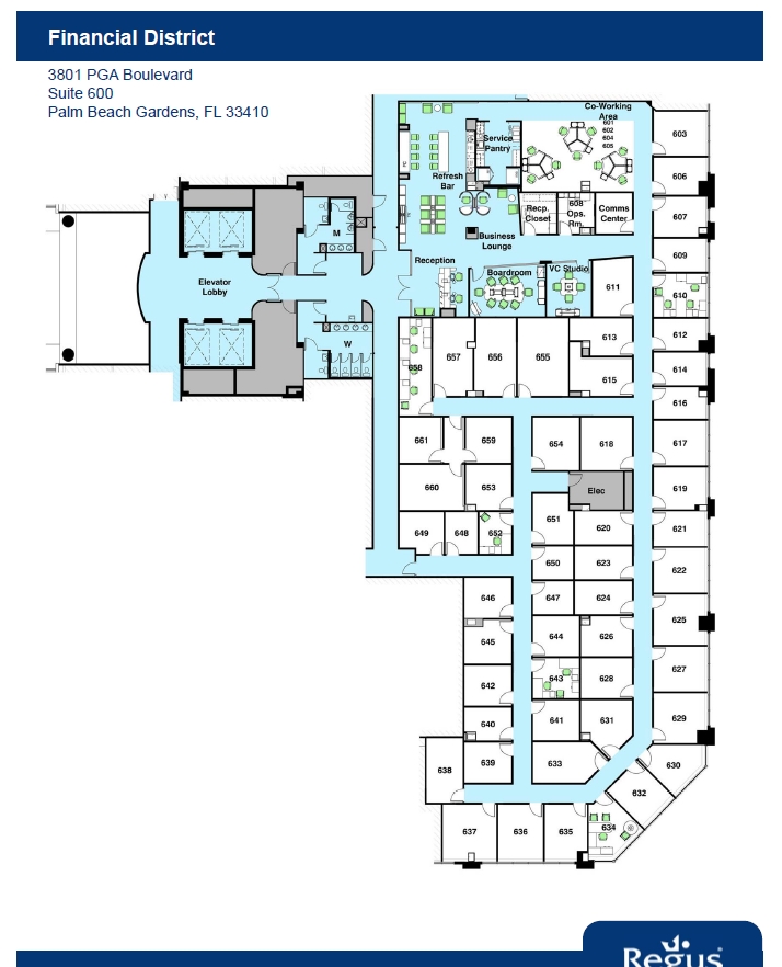 3801 PGA Blvd, Palm Beach Gardens, FL for lease Floor Plan- Image 1 of 1