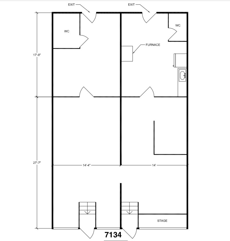 7114-7134 S Jeffery Blvd, Chicago, IL for lease Floor Plan- Image 1 of 8