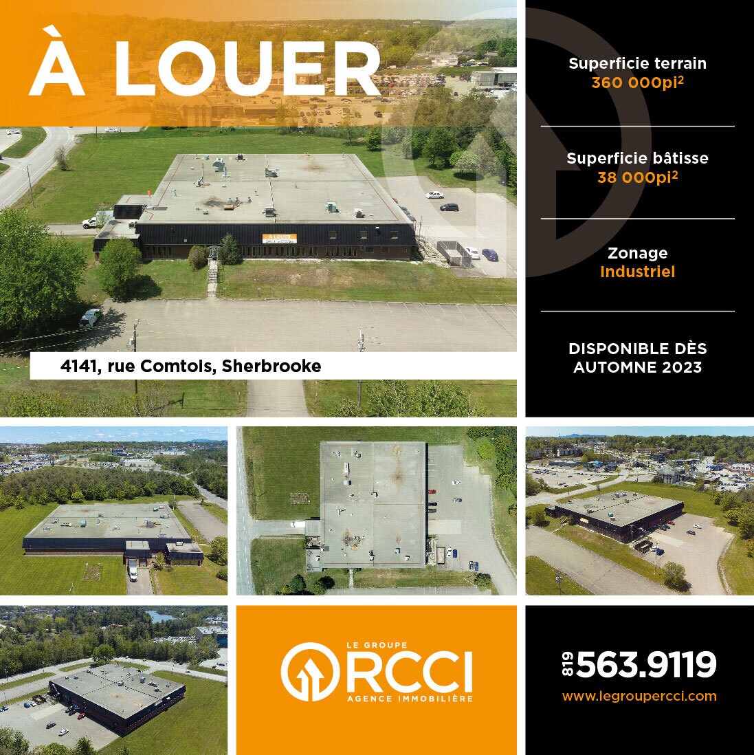 4141 Rue Comtois, Sherbrooke, QC for lease Building Photo- Image 1 of 1