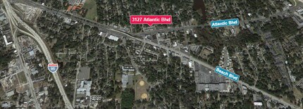 3127 Atlantic Blvd, Jacksonville, FL - AERIAL  map view