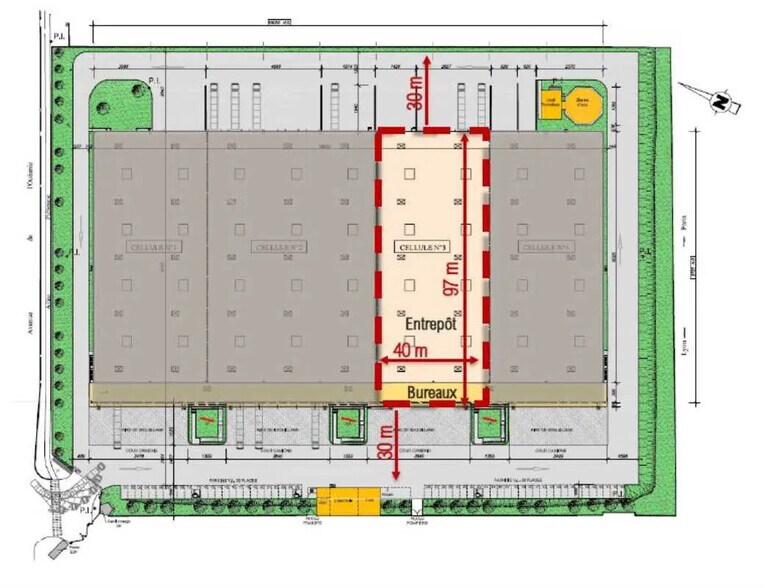 Industrial in Les Ulis for lease - Site Plan - Image 3 of 3