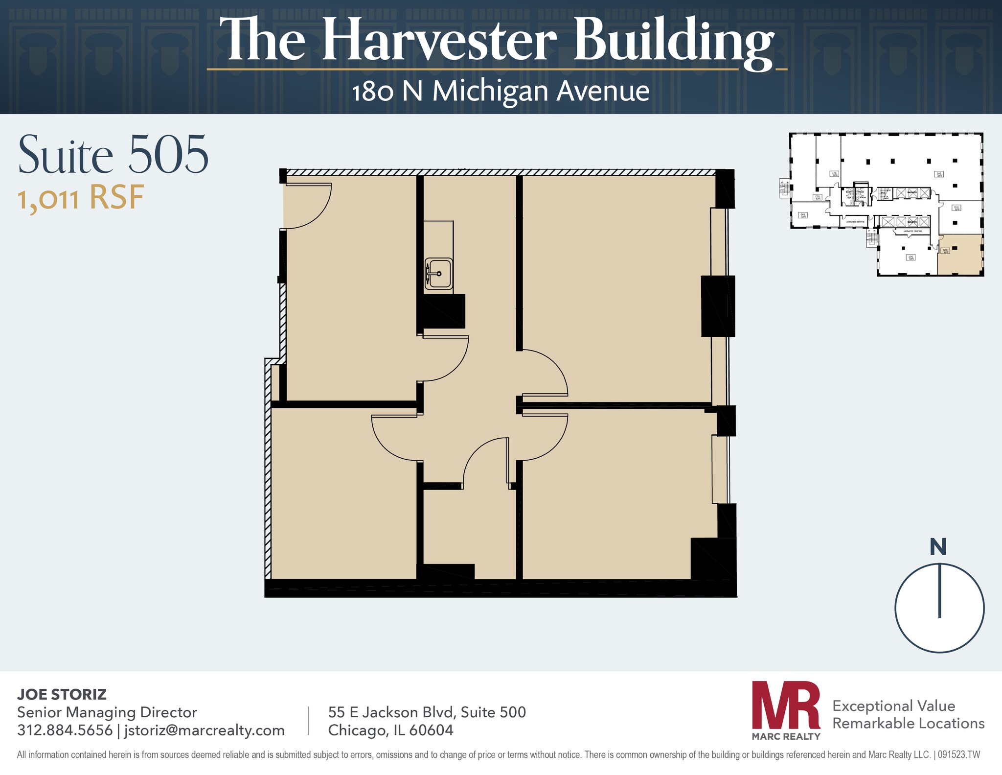 180 N Michigan Ave, Chicago, IL for lease Floor Plan- Image 1 of 5