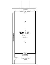 1212 E Pennsylvania St, Tucson, AZ for lease Floor Plan- Image 2 of 4