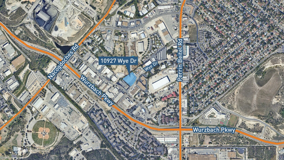 10927 Wye Dr, San Antonio, TX for lease - Aerial - Image 2 of 9