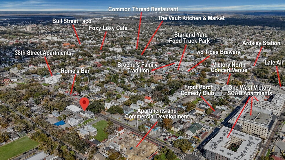 2415 Montgomery St, Savannah, GA for sale - Aerial - Image 2 of 7