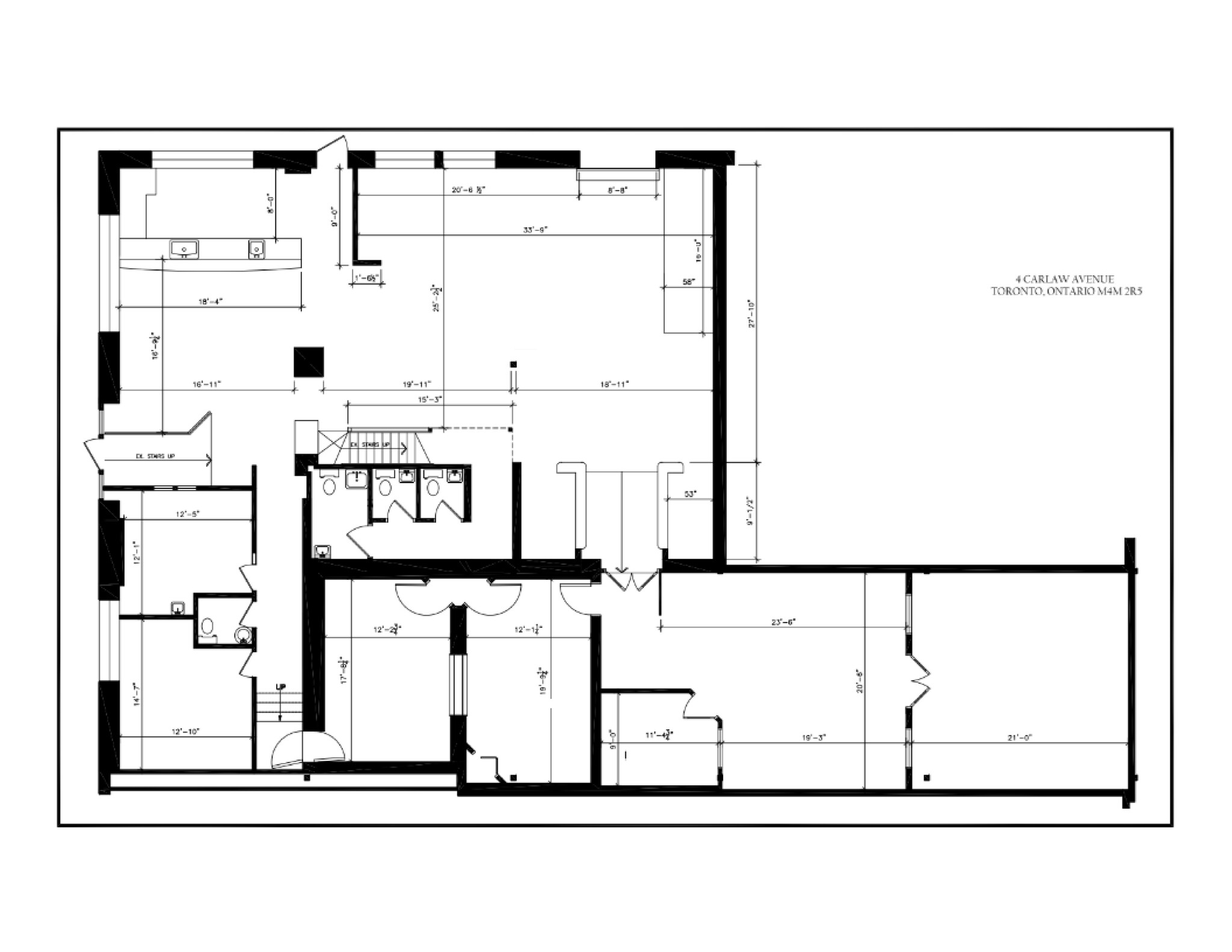 4 Carlaw Ave, Toronto, ON for lease Site Plan- Image 1 of 17