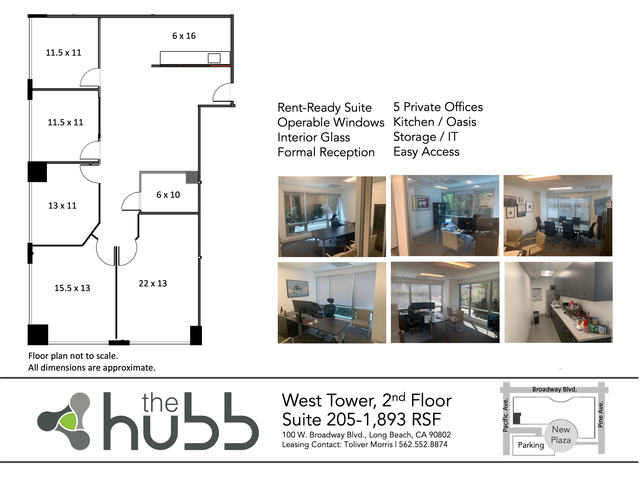 100 W Broadway, Long Beach, CA for lease Floor Plan- Image 1 of 1