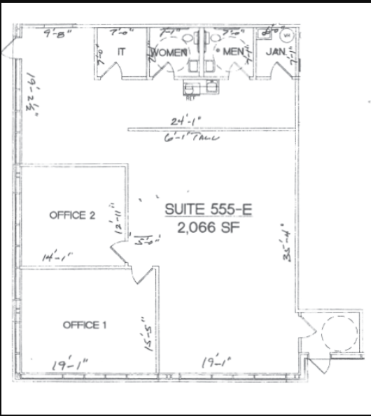 535-845 Plainfield Rd, Willowbrook, IL for lease Floor Plan- Image 1 of 2