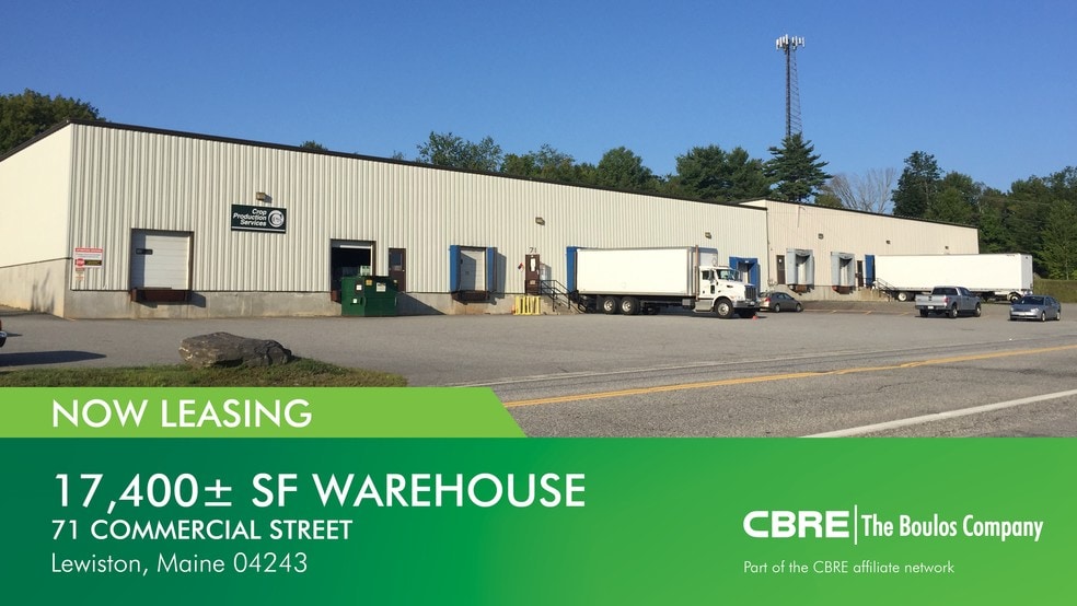 71 Commercial St, Lewiston, ME for sale - Building Photo - Image 1 of 1