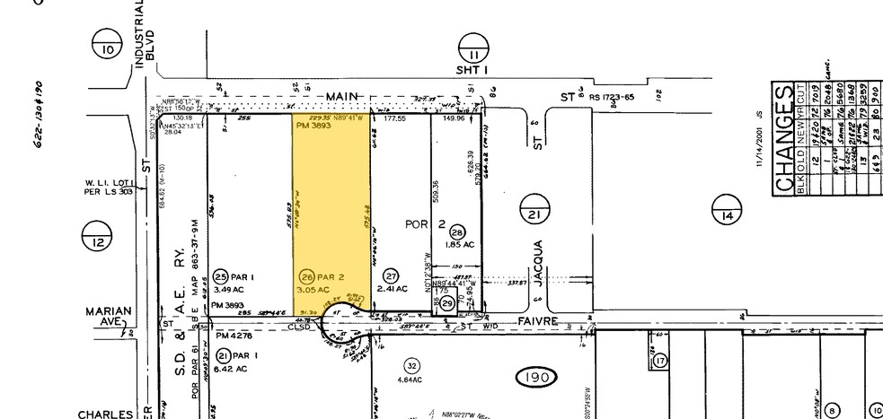 2365 Main St, Chula Vista, CA for lease - Plat Map - Image 2 of 31