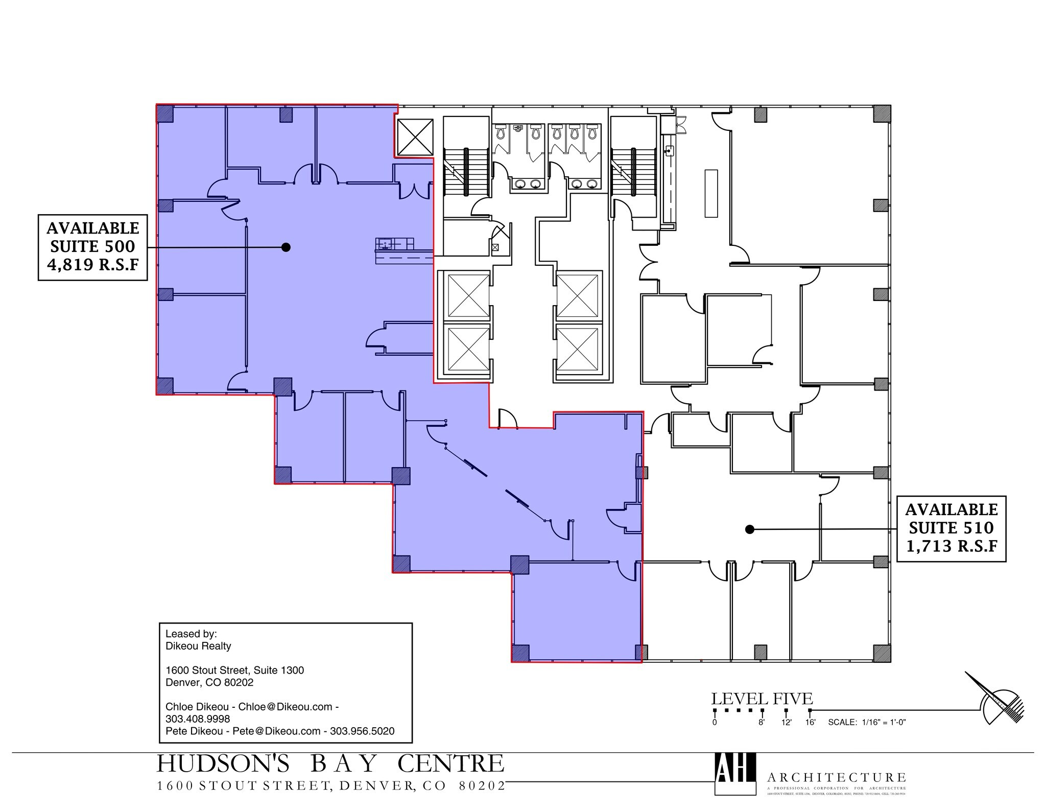 1600 Stout St, Denver, CO for lease Site Plan- Image 1 of 1