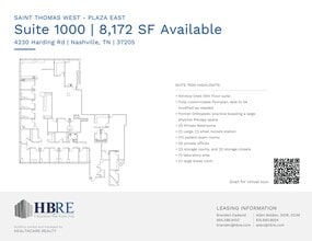 4230 Harding Rd, Nashville, TN for lease Site Plan- Image 1 of 1