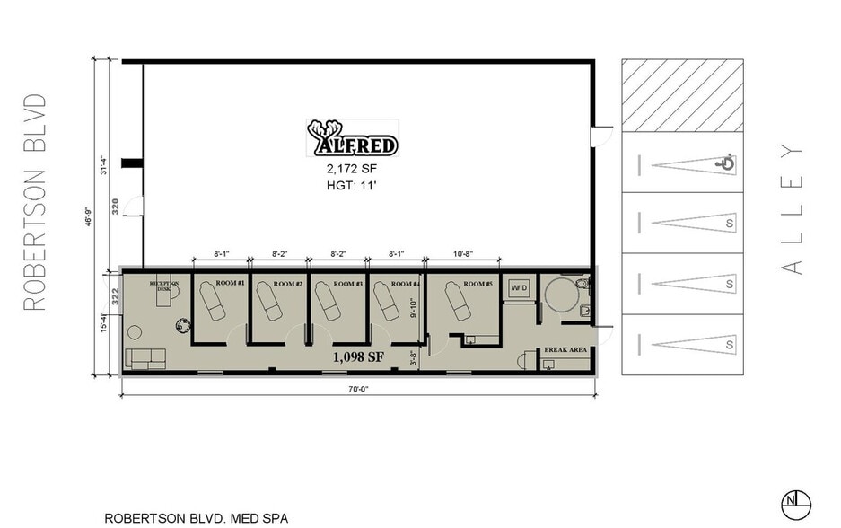 320-322 S Robertson Blvd, Los Angeles, CA for lease - Building Photo - Image 2 of 2