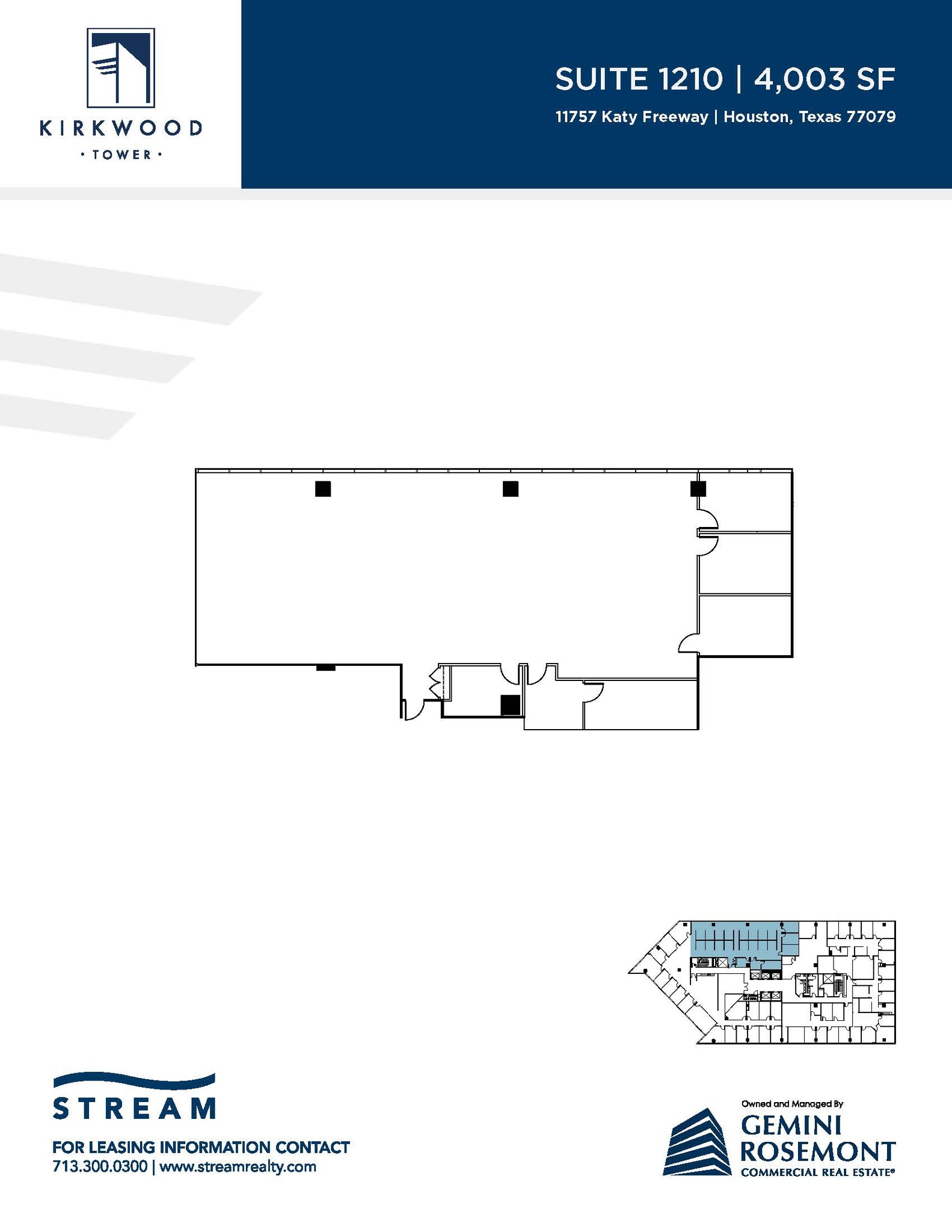 11757 Katy Fwy, Houston, TX for lease Floor Plan- Image 1 of 1