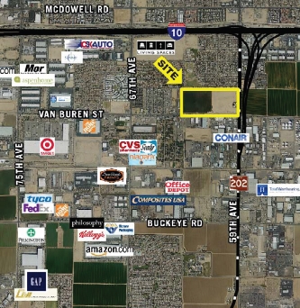 6000 W Van Buren St, Phoenix, AZ for sale Aerial- Image 1 of 1