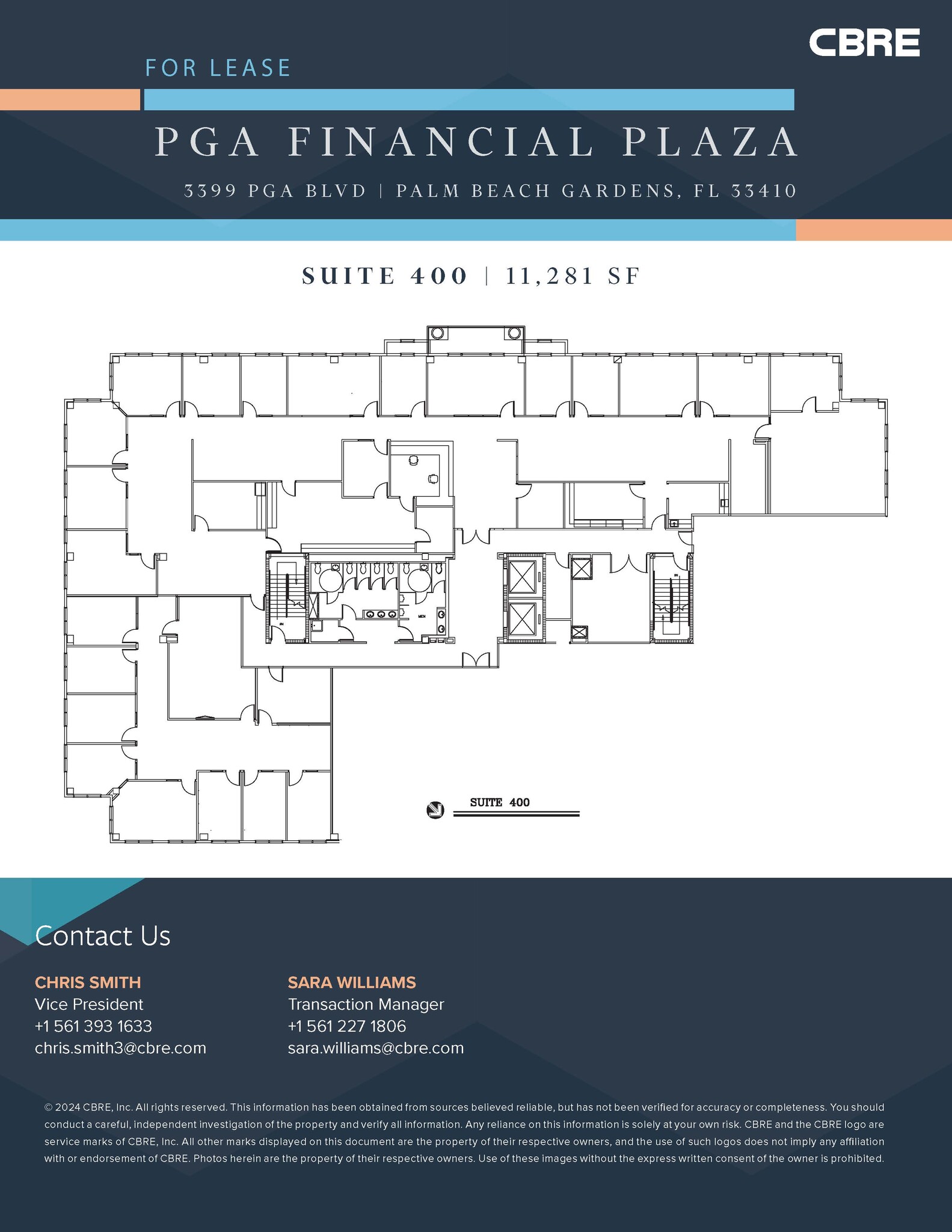 3399 PGA Blvd, Palm Beach Gardens, FL for lease Floor Plan- Image 1 of 1