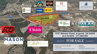 More details for 3757 Wheeler Rd, Augusta, GA - Land for Sale