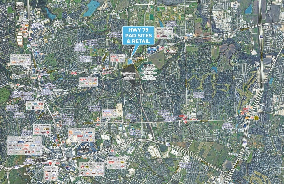 2700 E Palm Valley Blvd, Round Rock, TX for lease - Aerial - Image 3 of 4