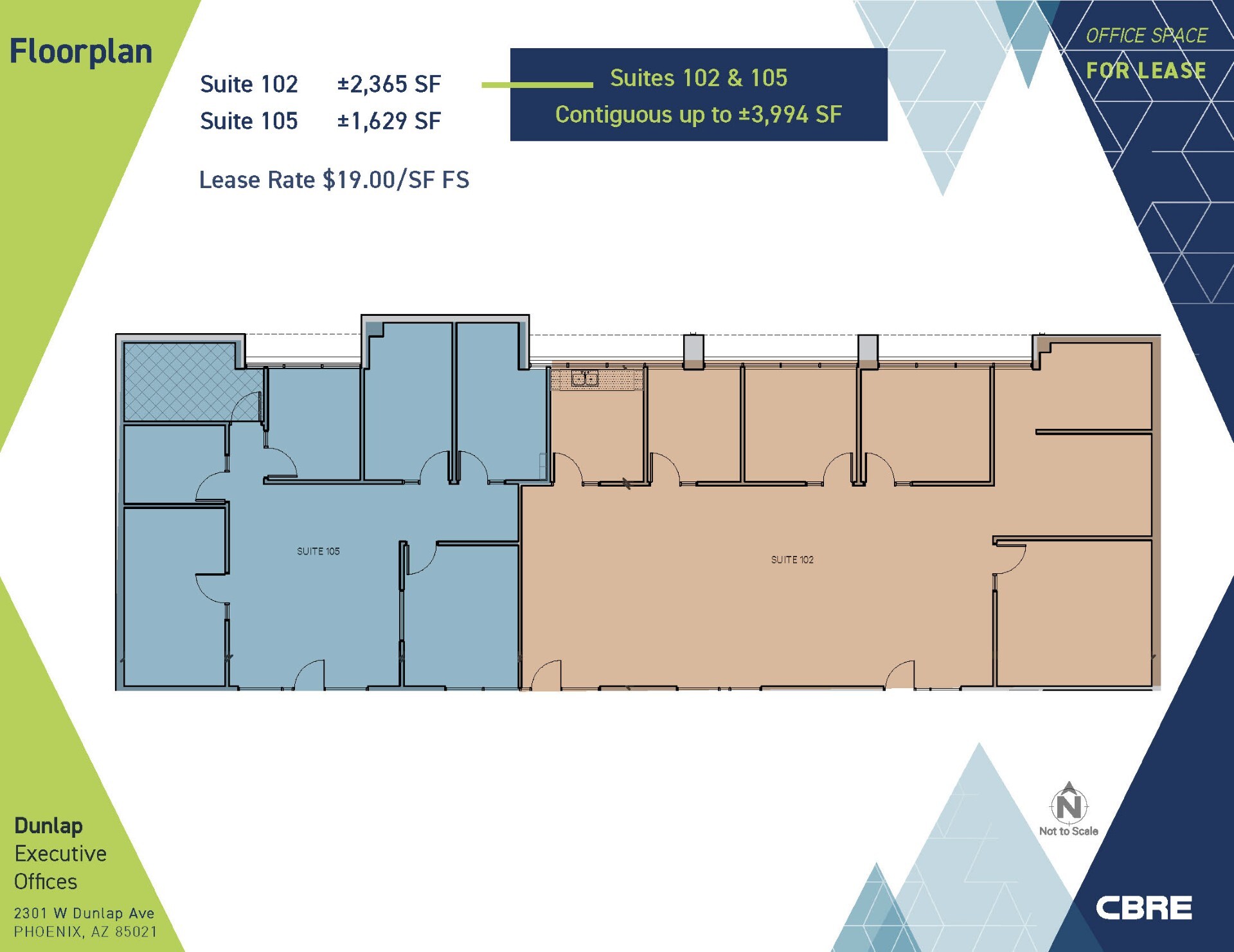 2301 W Dunlap Ave, Phoenix, AZ for lease Floor Plan- Image 1 of 1