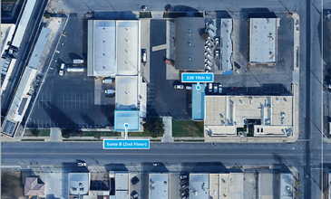 414 19th St, Bakersfield, CA - aerial  map view