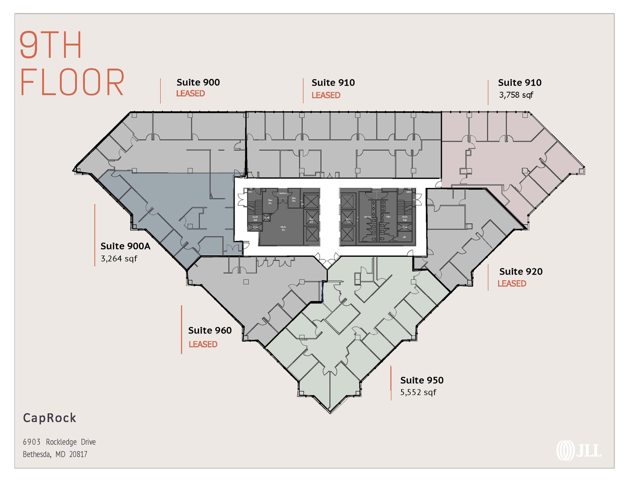 6903 Rockledge Dr, Bethesda, MD for lease Floor Plan- Image 1 of 1
