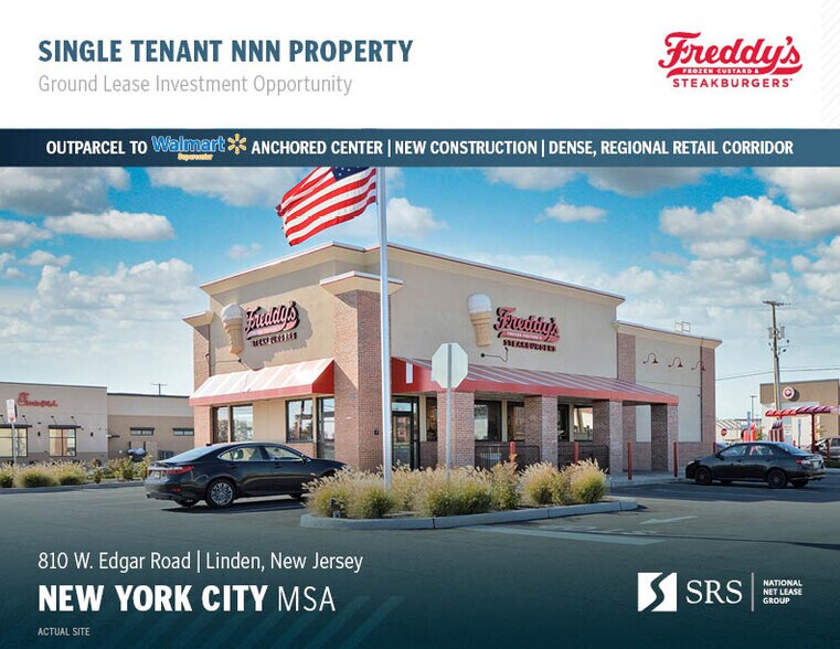 810 W Edgar Rd, Linden, NJ 07036 Freddy's Frozen Custard