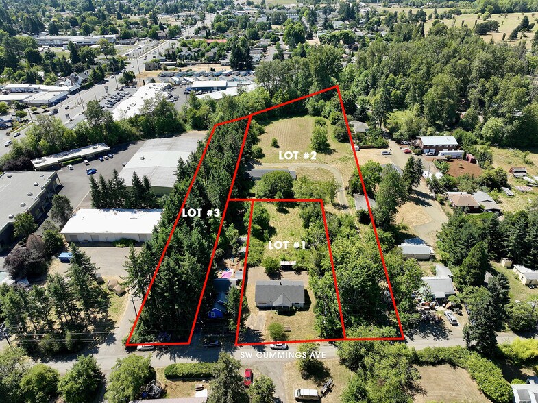 250-266 SW Cummings Ave, Corvallis, OR for sale - Aerial - Image 1 of 3