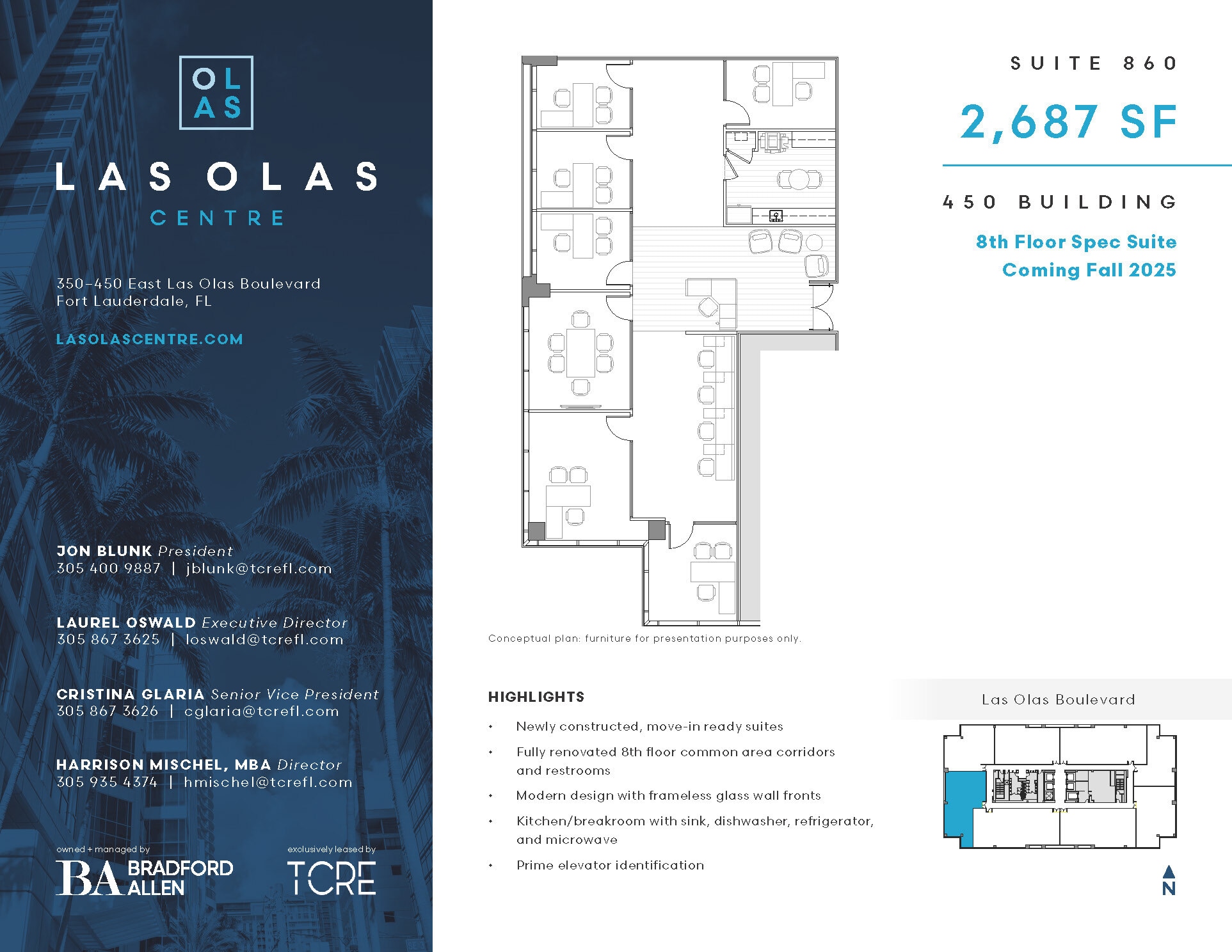 450 E Las Olas Blvd, Fort Lauderdale, FL for lease Floor Plan- Image 1 of 1